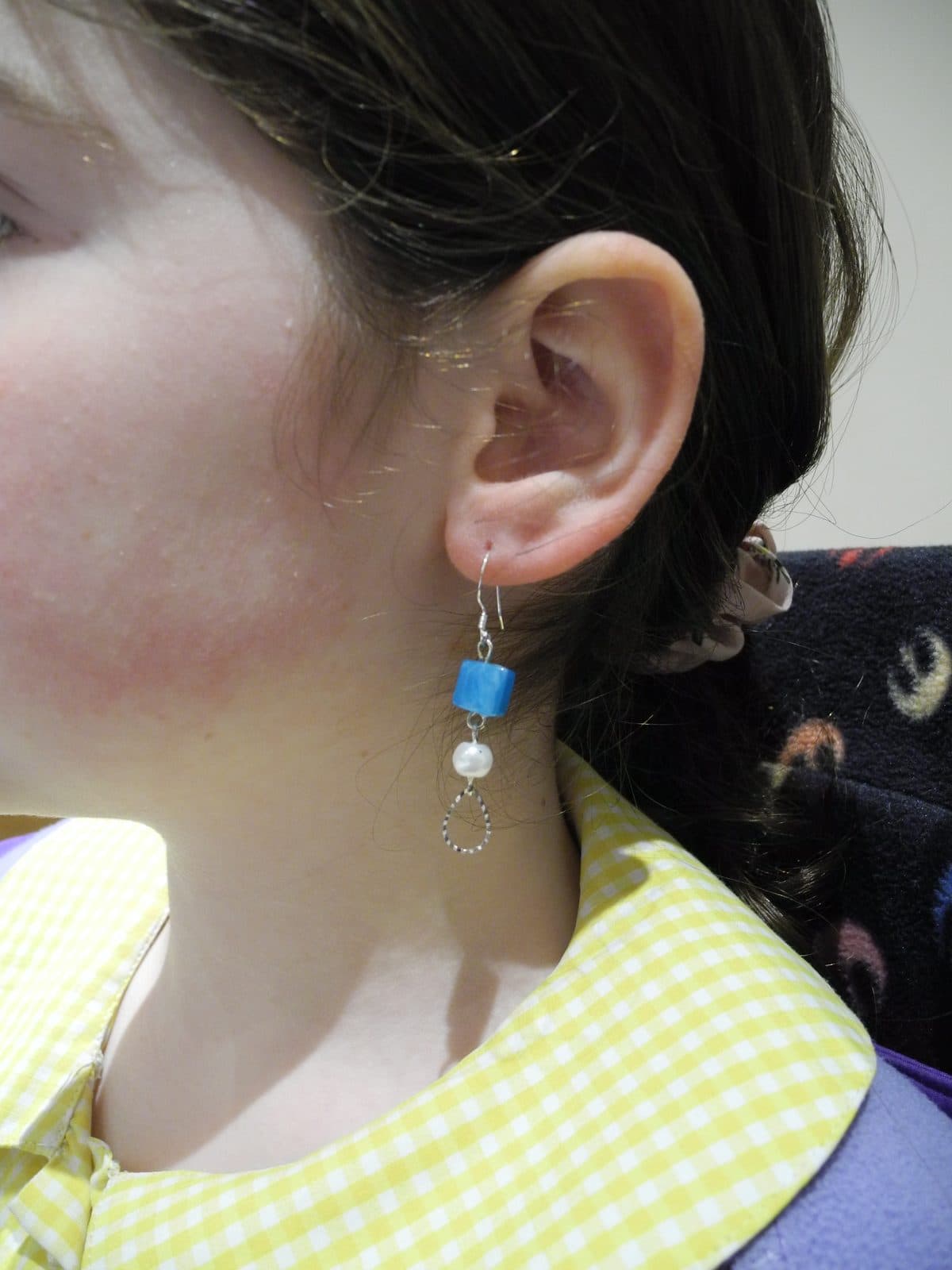 Ocean Blue Teardrop Earrings